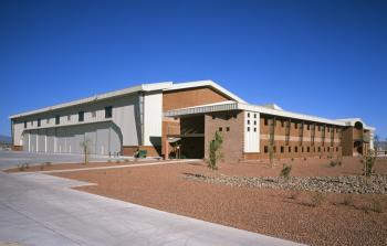 Indian Springs Air Force Base Squadron Operations/AMU Hangar