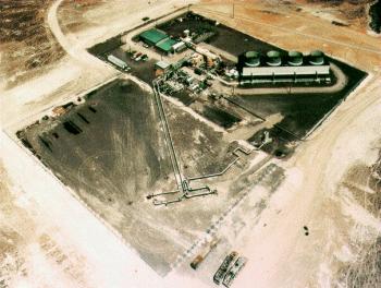 Utah Power Geothermal Steam Plant Turbine Pedestal and Concrete Structures